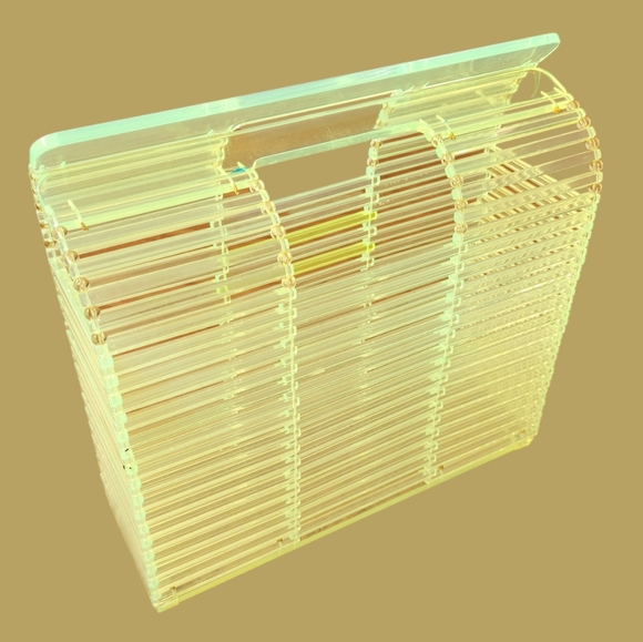 Neon acrylic handbag - Picture 3 of 6